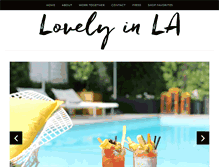 Tablet Screenshot of lovelyinla.com